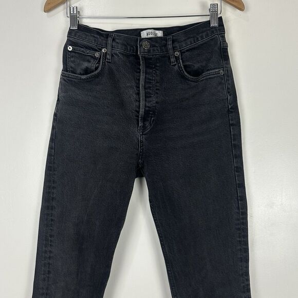 AGOLDE Riley High Rise Straight Crop in Panoramic Organic Cotton Jean Size 27 - Picture 5 of 16